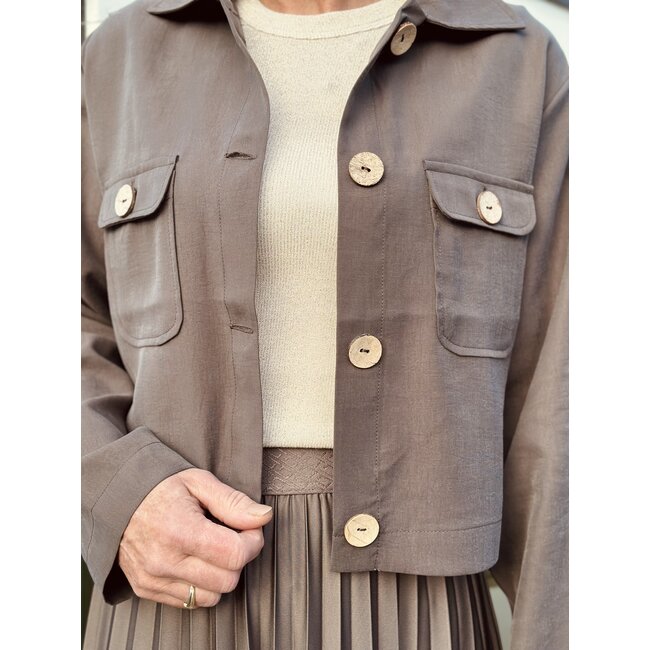 Elvira Elvira Loa jacket brown