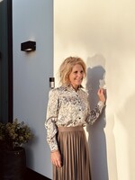 Elvira Elvira Vita blouse offwhite/green print