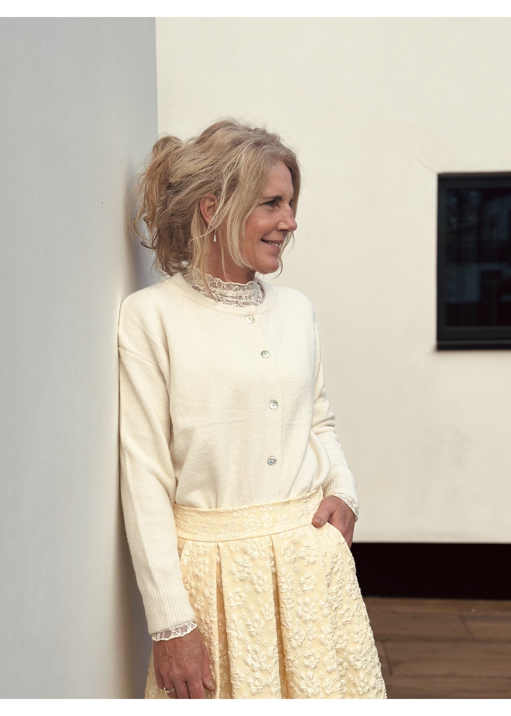 Jozien cardigan offwhite One Size