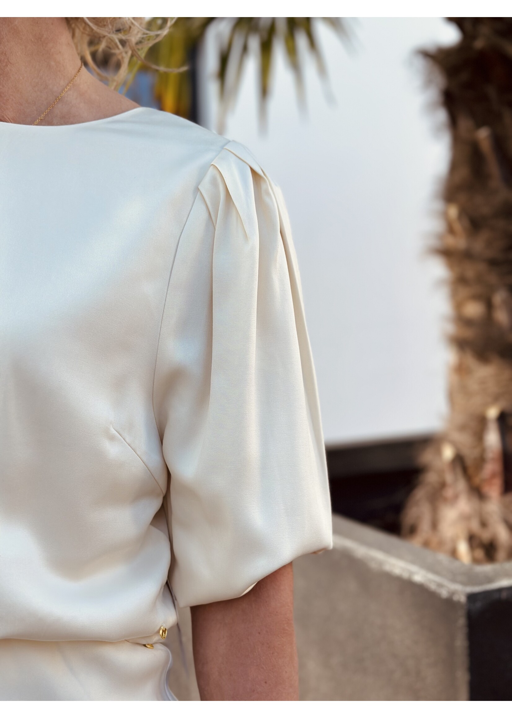 ACCENTIL Accentil Jade top offwhite