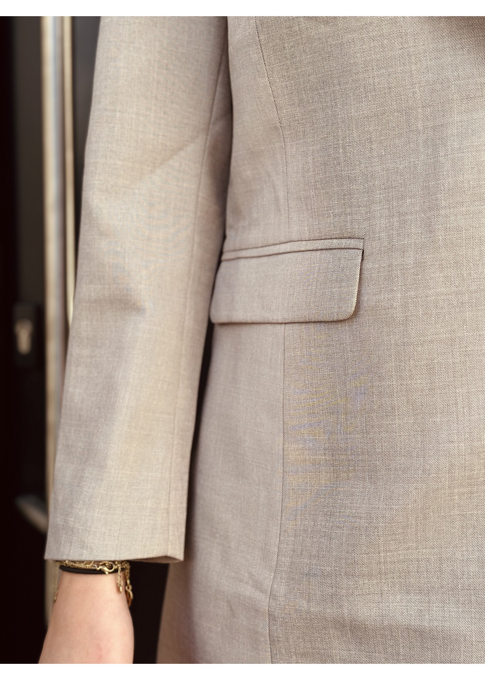 Marlijne blazer dress taupe