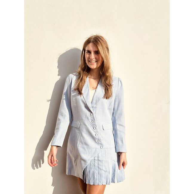 Marlijne blazer dress light blue
