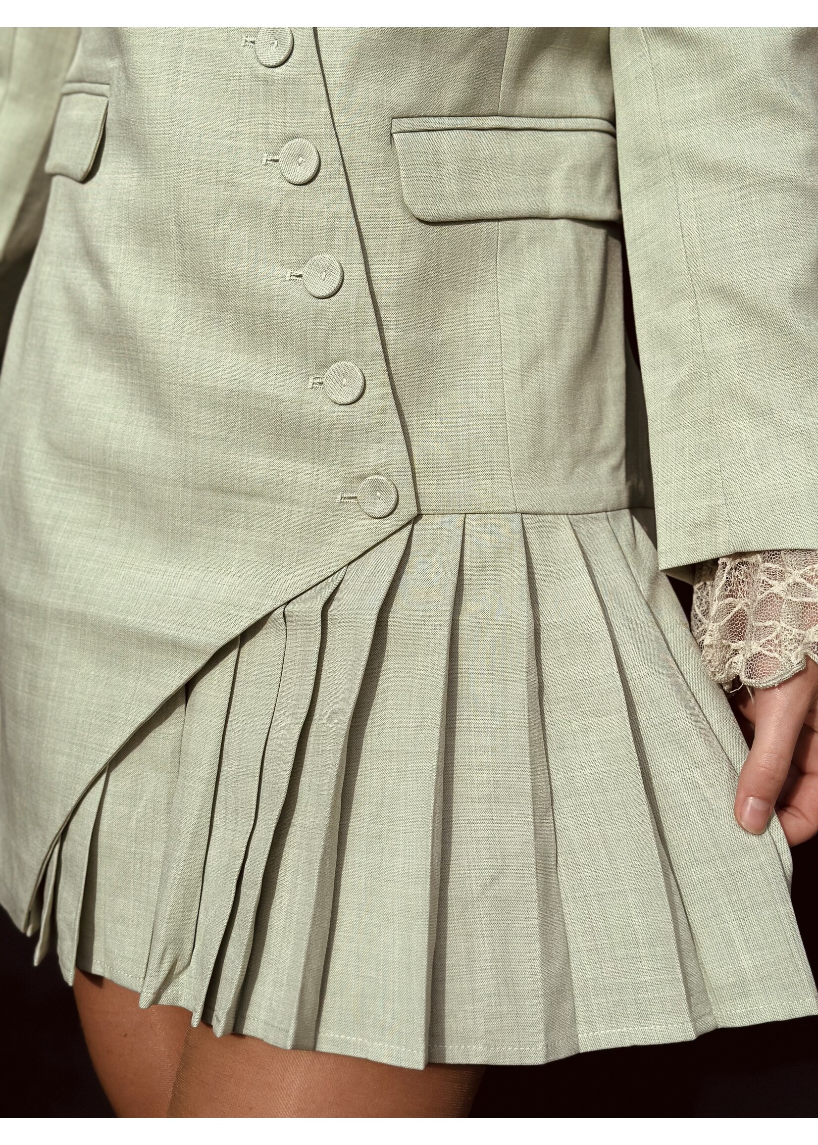 Marlijne blazer dress mint green