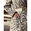Accentil Lea blazer dress blue print
