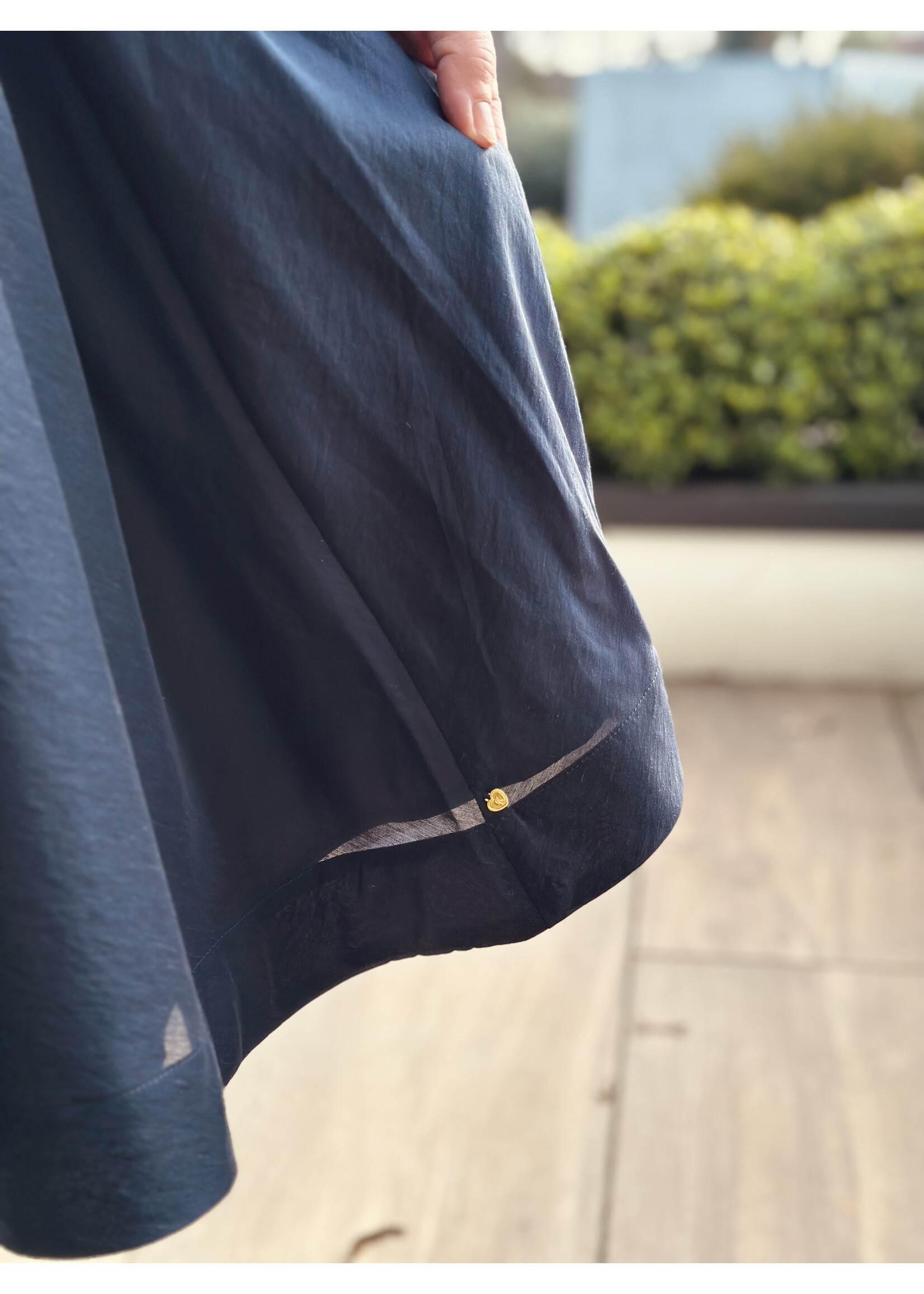 ACCENTIL Accentil Linde dress dark blue