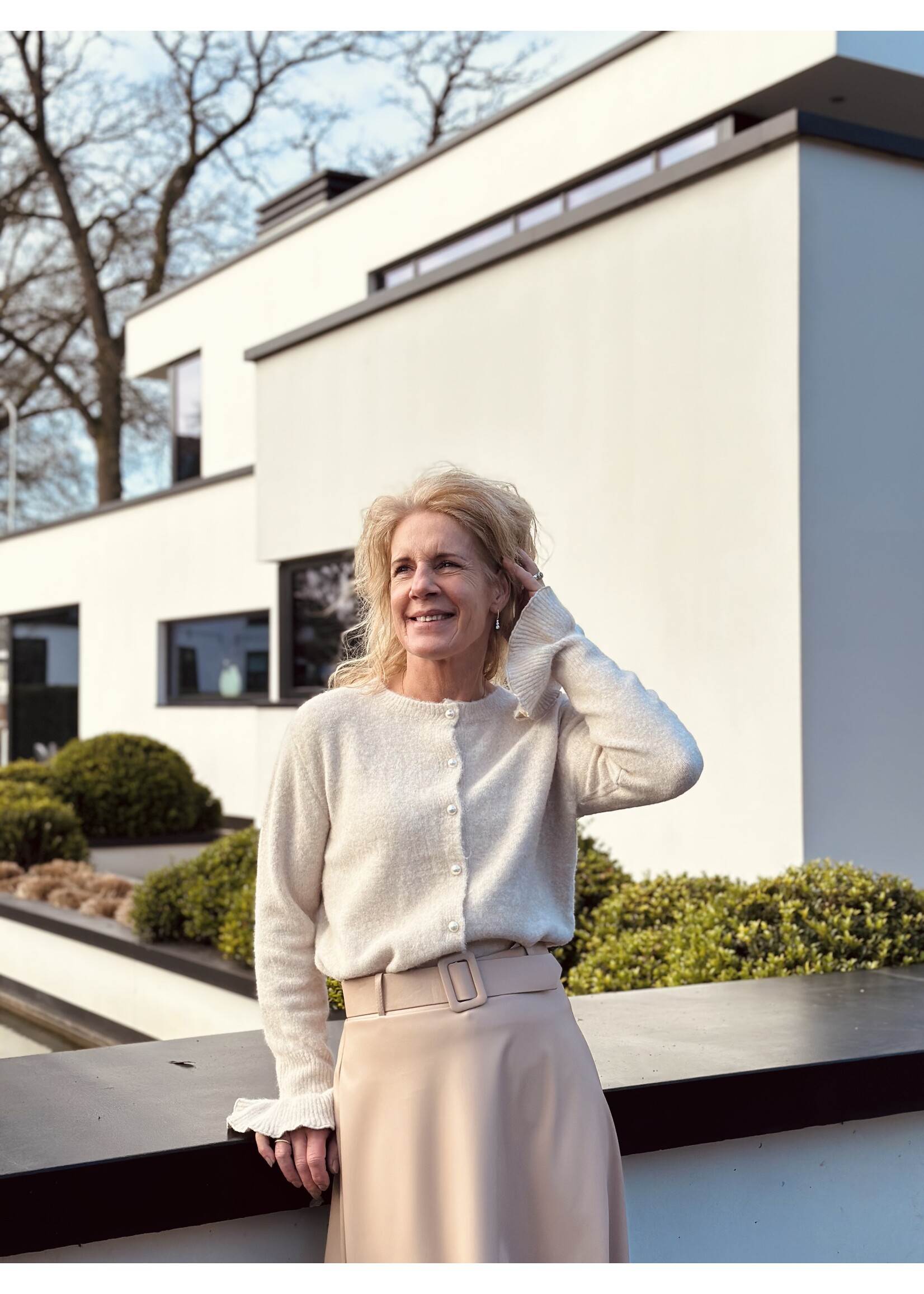 Jorina cardigan beige One Size