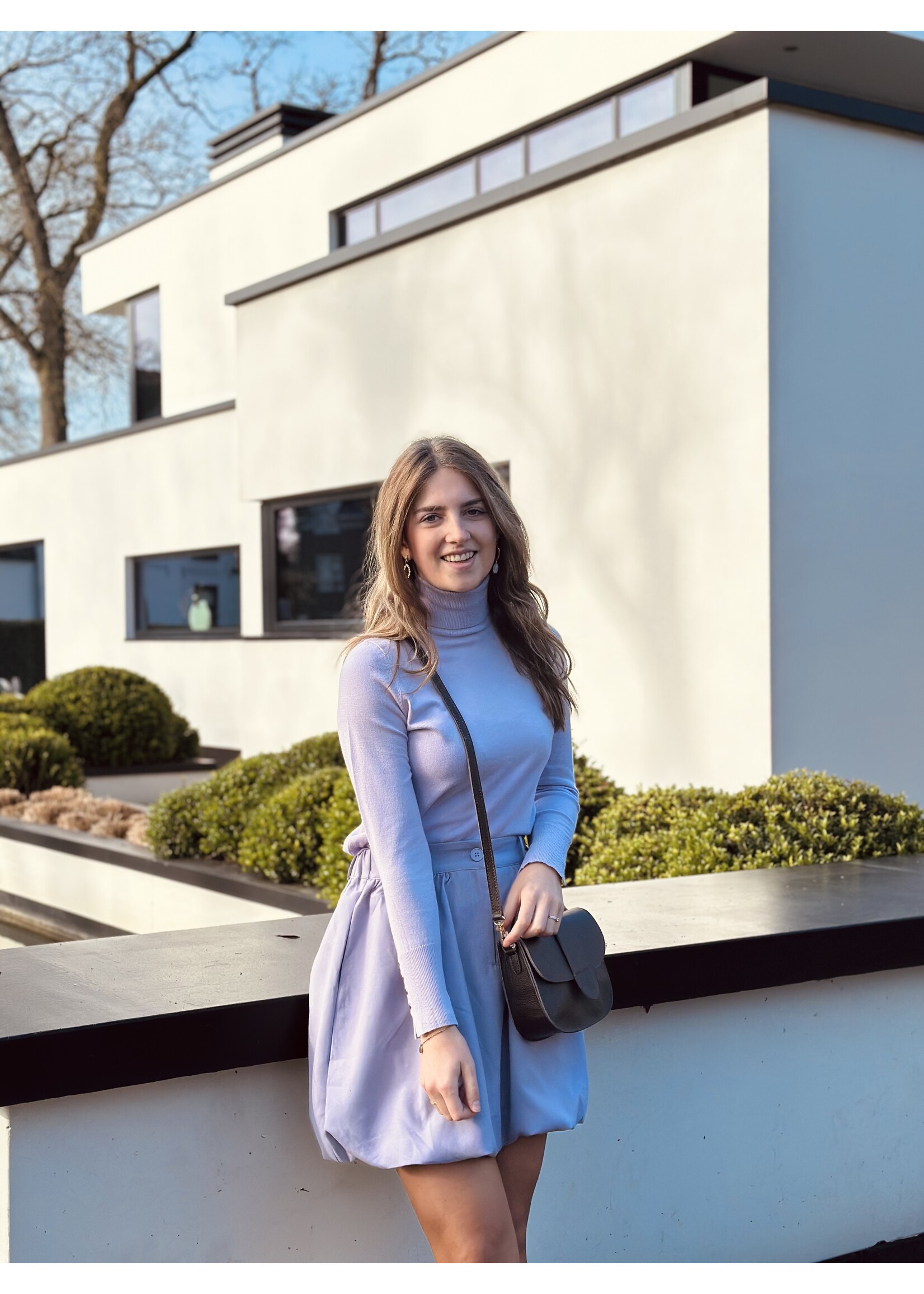 Elisa turtleneck purple