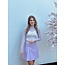 Charlie top broderie purple