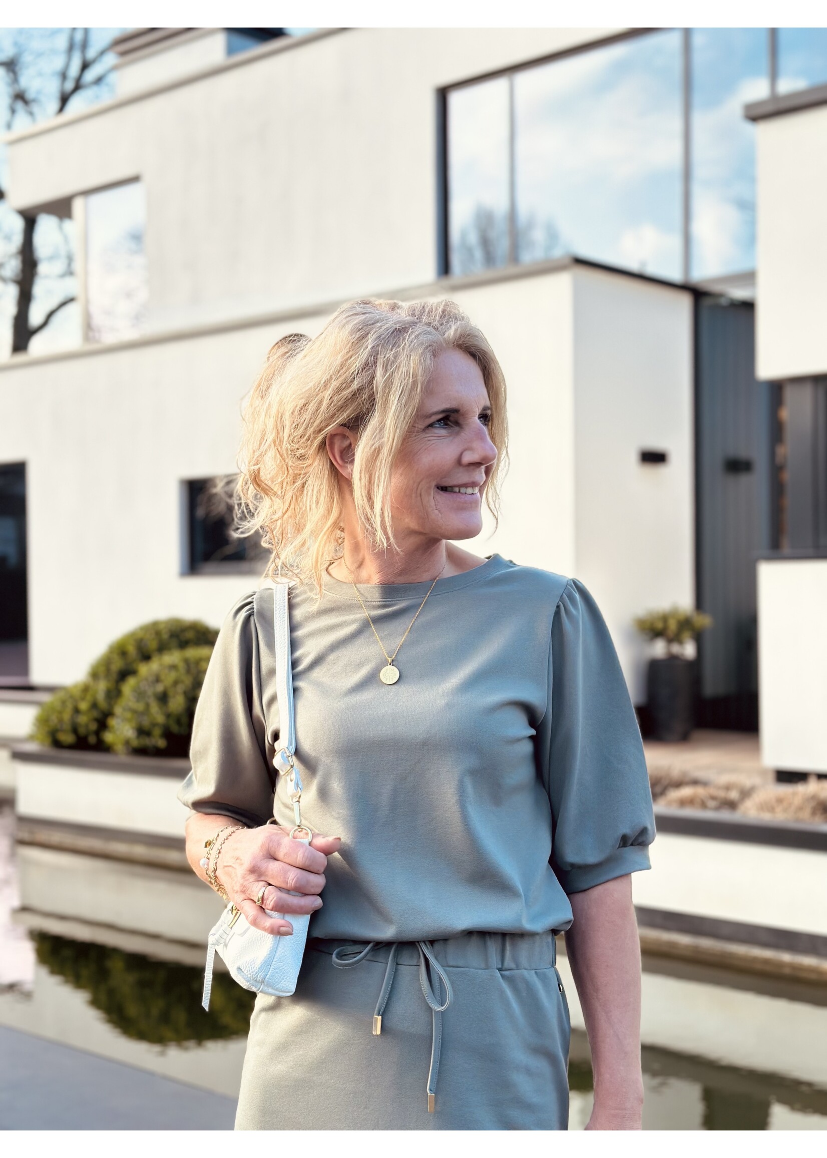 Elvira Elvira Izzy top green