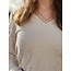 Lofty Manner Harlow blouse silver/white