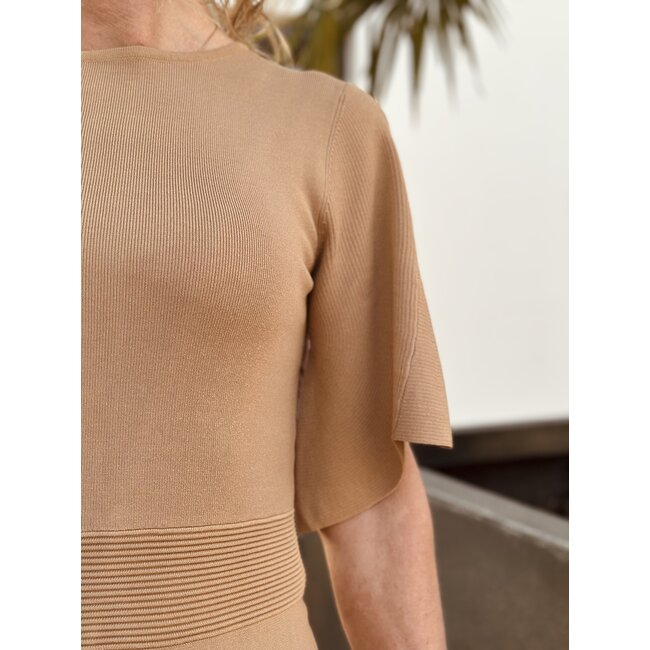 Accentil Kaat dress beige