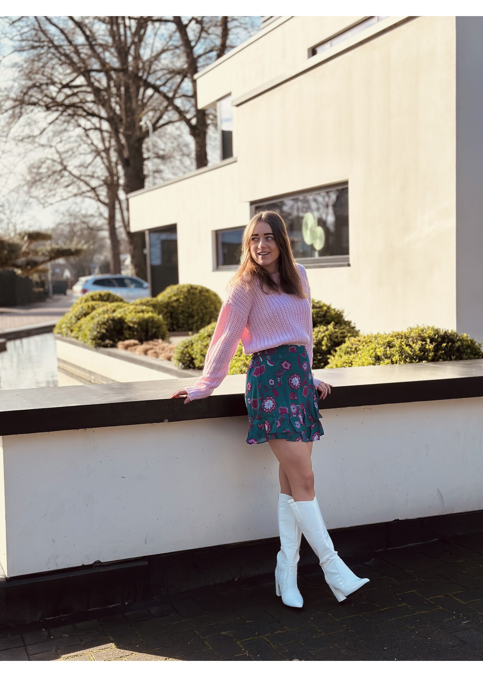 Noisy May Noisy May charlie knitted sweater pink