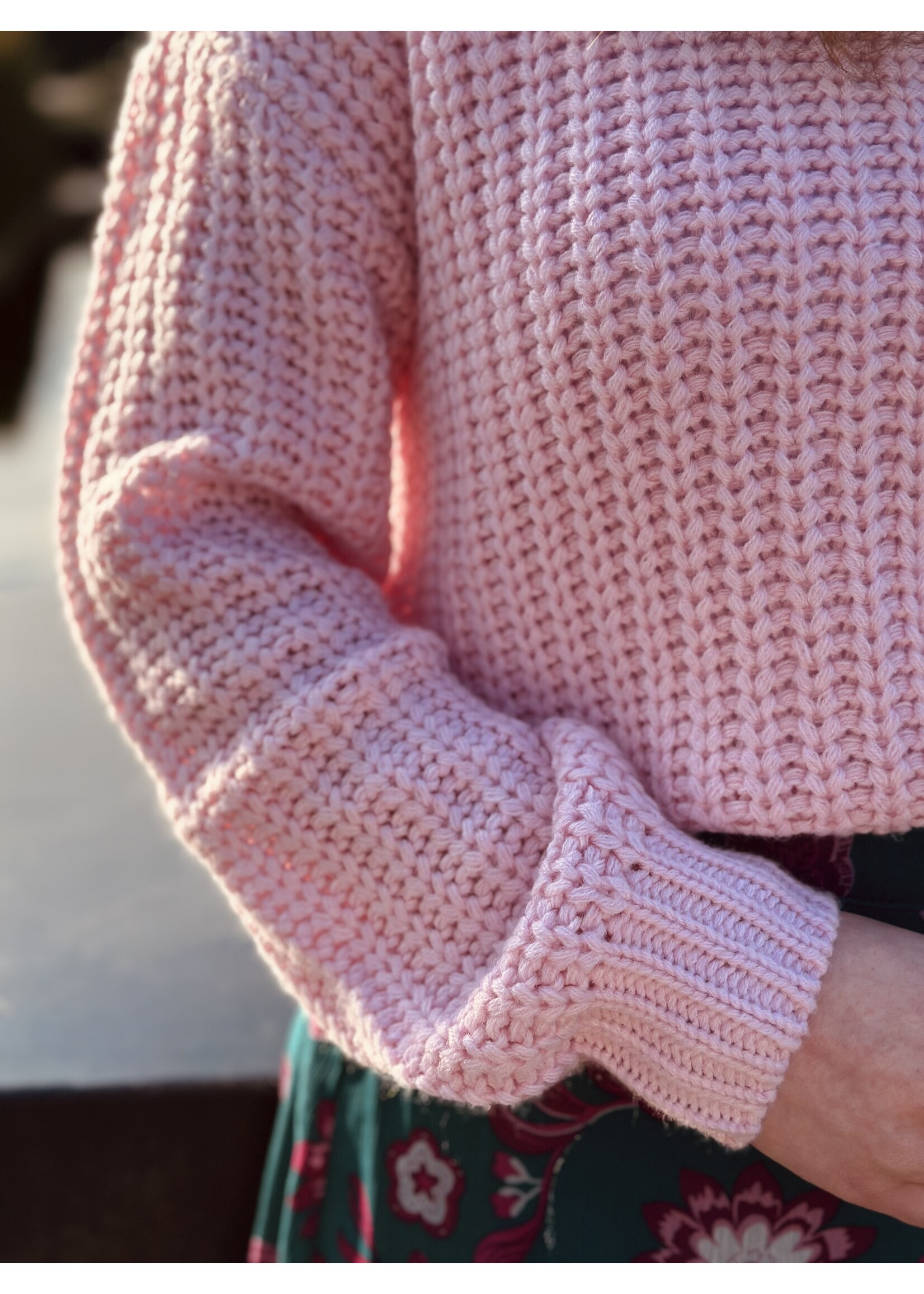 Noisy May Noisy May charlie knitted sweater pink
