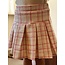 Hylene set top + skirt offwhite/pink