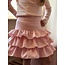 Melanie layered skirt pink