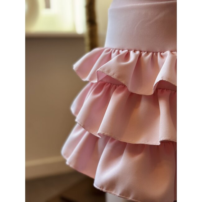 Melanie layered skirt pink