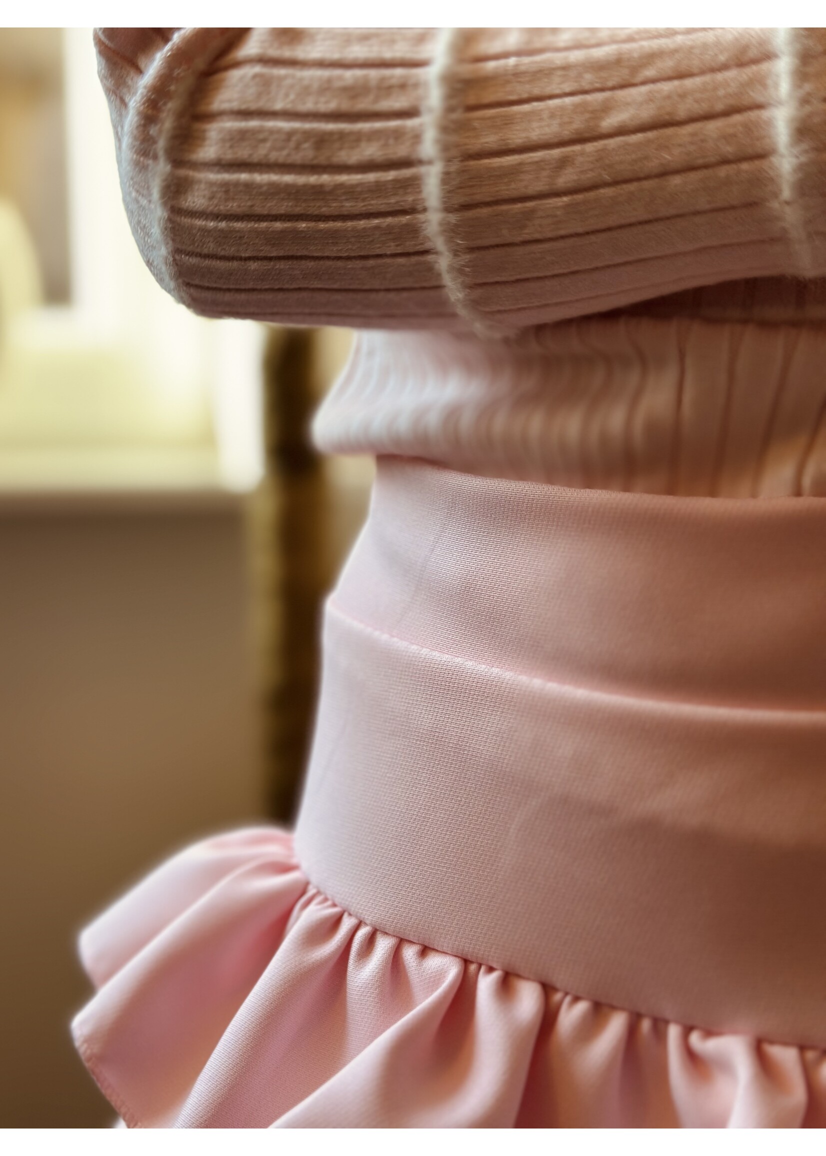 Melanie layered skirt pink