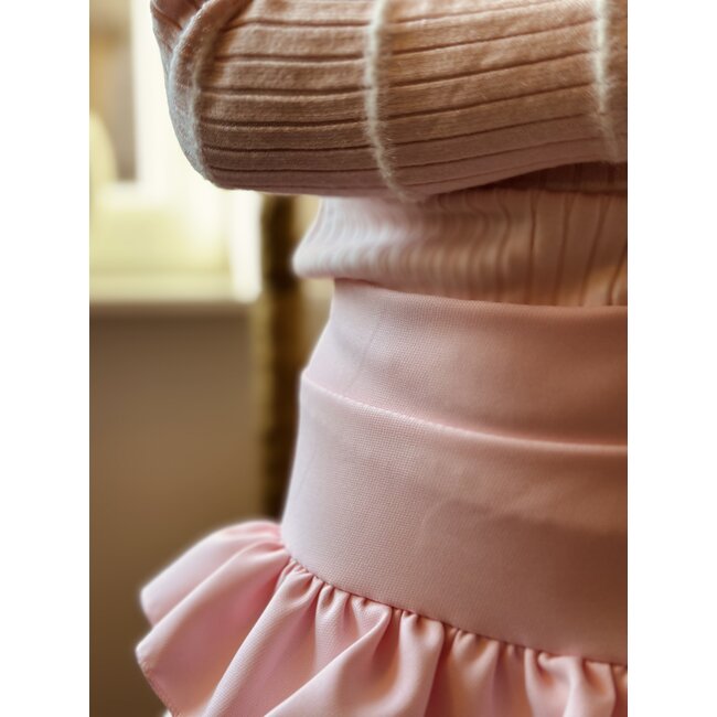 Melanie layered skirt pink