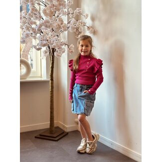 Minthe denim skirt blue
