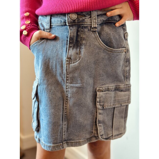 Minthe denim skirt blue