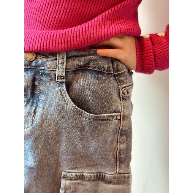 Minthe denim skirt blue