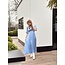 Sisters Point Sisters Point Danique long dress satin light blue