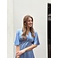 Sisters Point Sisters Point Danique long dress satin light blue