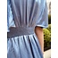 Sisters Point Sisters Point Danique long dress satin light blue