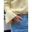 Jessie long denim skirt dark blue