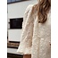 Ryanna feather dress beige
