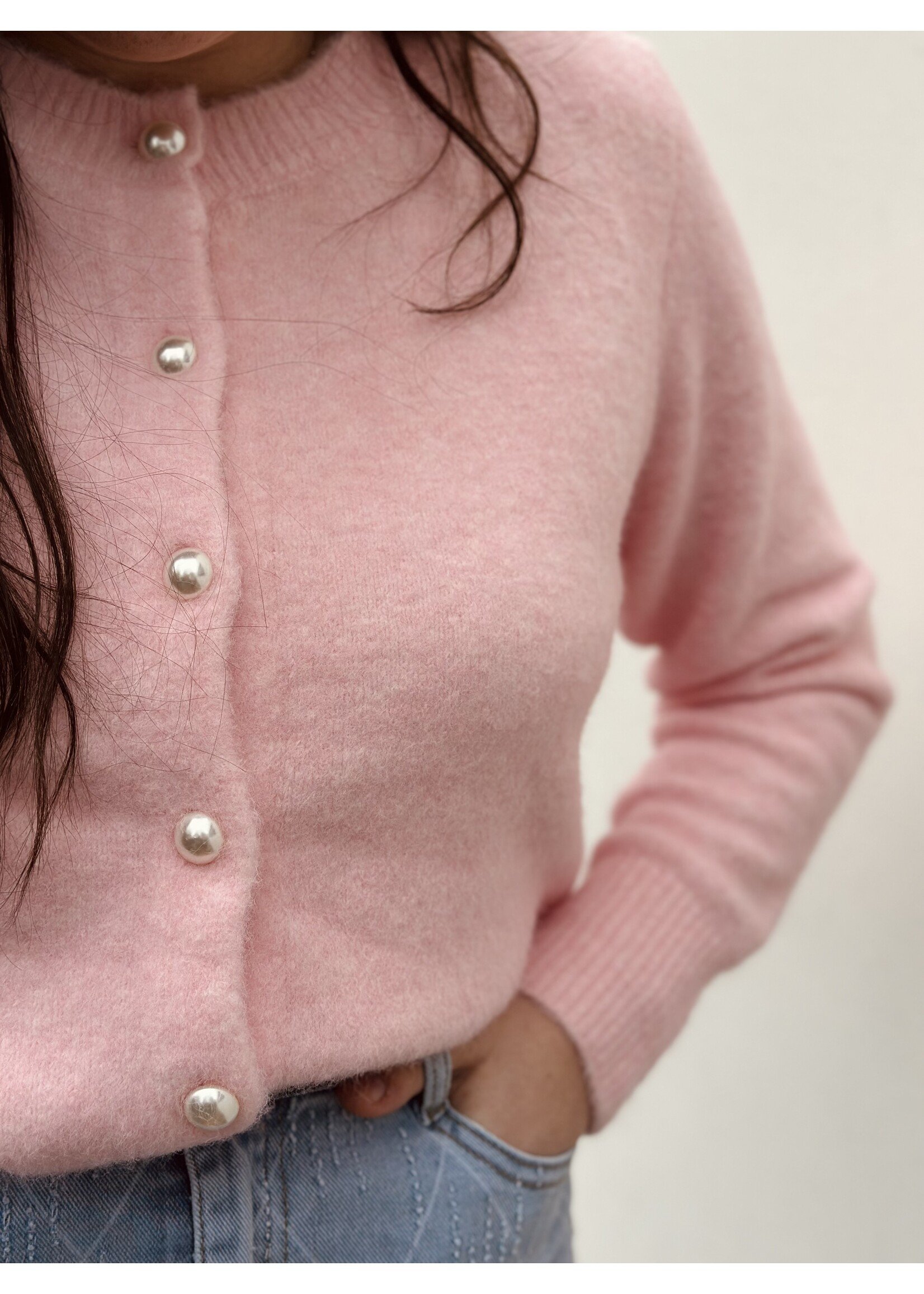 Aliza cardigan pink One Size