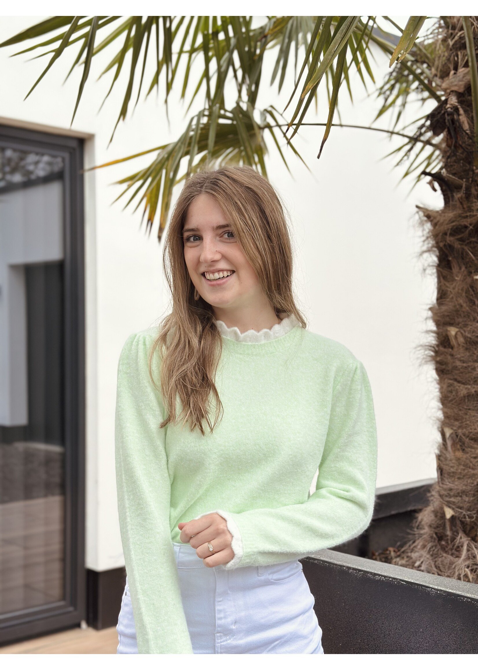 Emile sweater green One Size