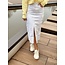 Annie denim long skirt white