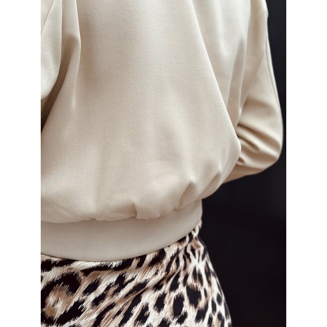 Sisters Point Sisters Point Anna bomber jacket beige