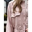 Sisters Point Sisters Point Anna bomber jacket light pink