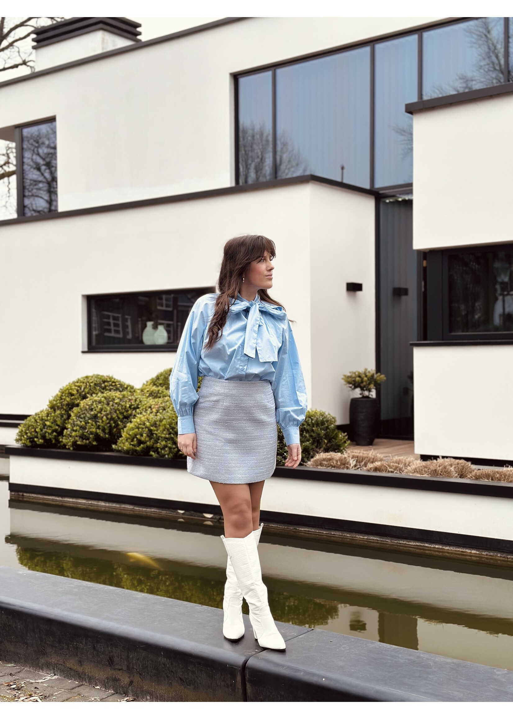 Nina skirt light blue