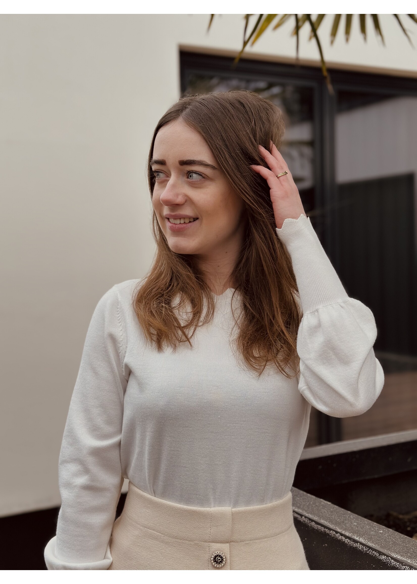 Lofty Manner Lofty Manner Alicia top offwhite