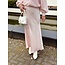 Madeleen satin long skirt light pink