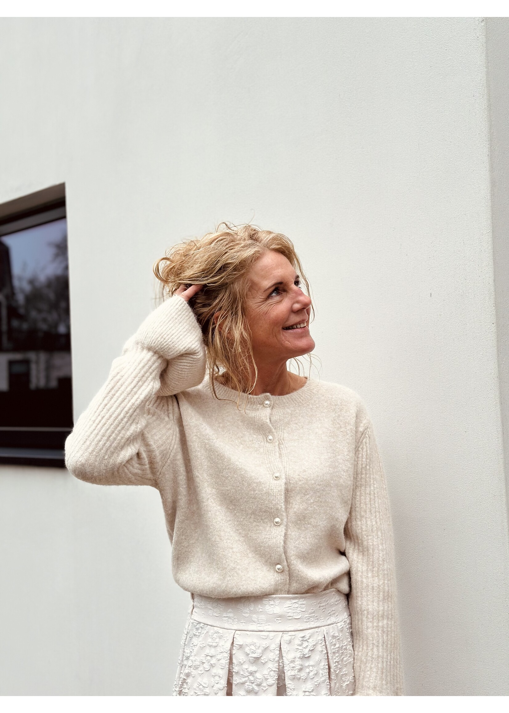 Lizana cardigan beige One Size