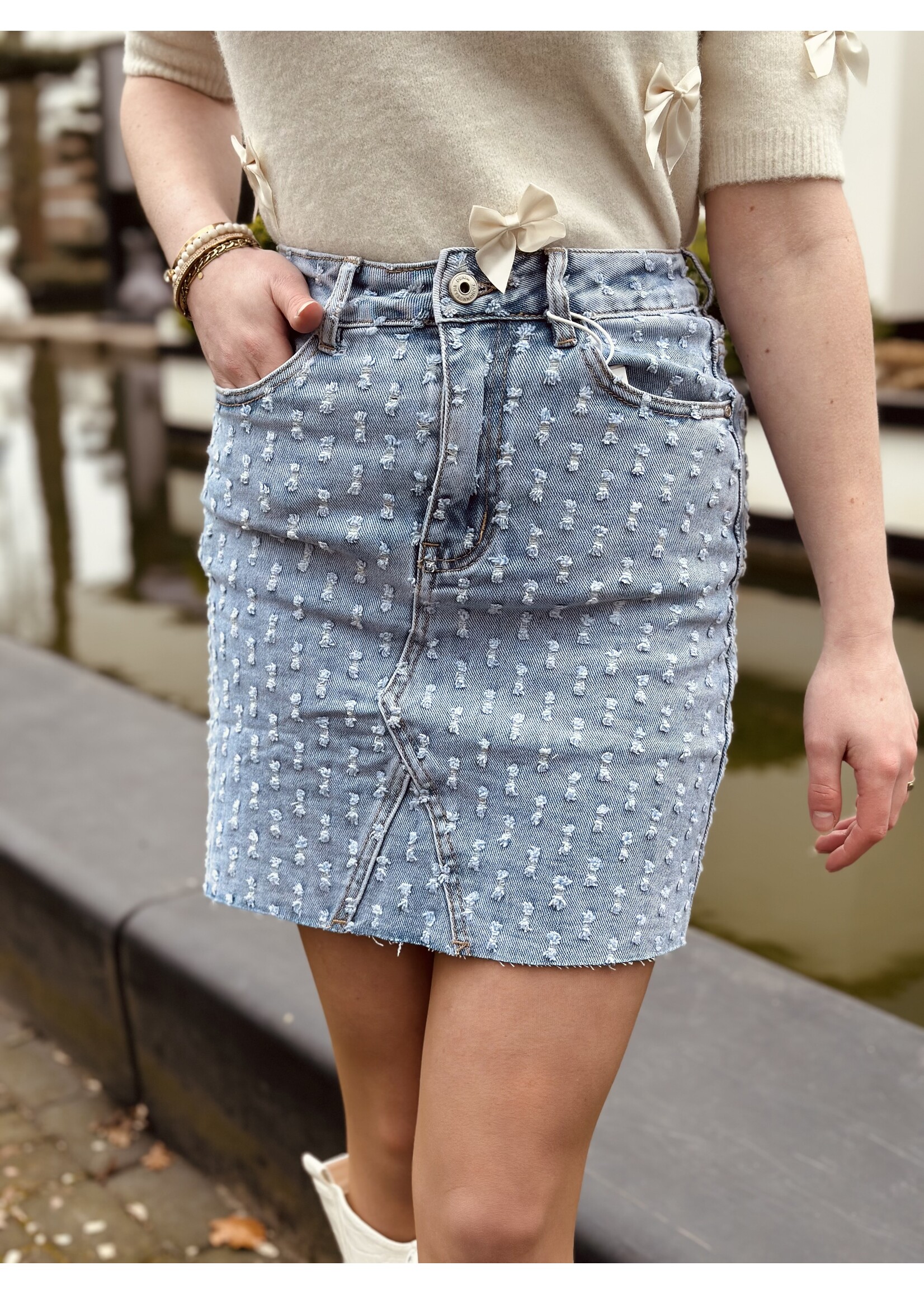 Paulien denim skirt blue