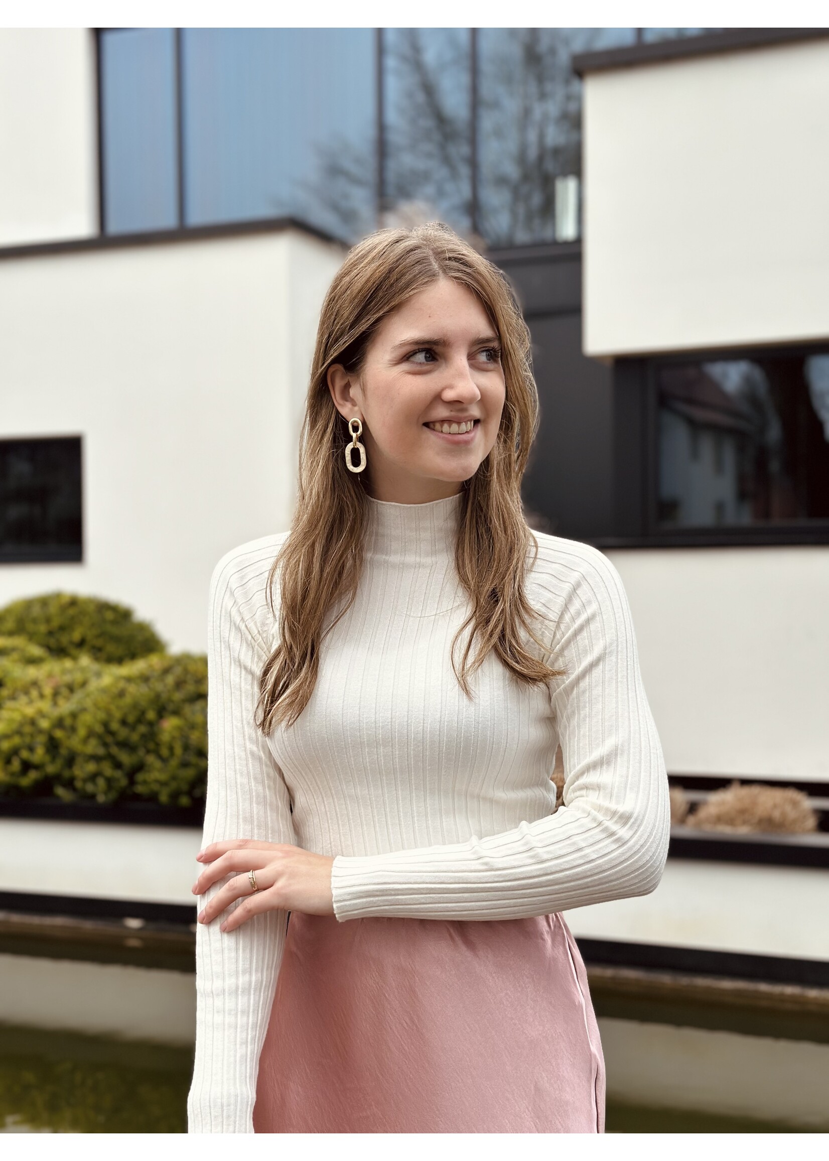 Sisters Point Sisters Point Violet basic top offwhite