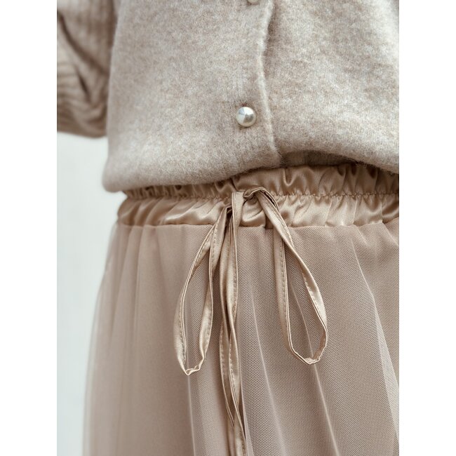 Hester long skirt beige One Size