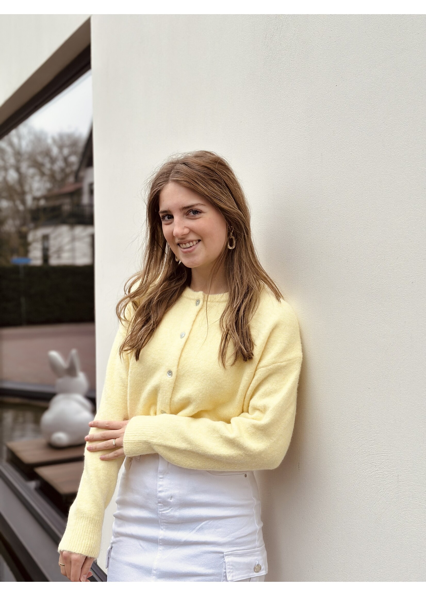 Kimberly cardigan yellow One Size