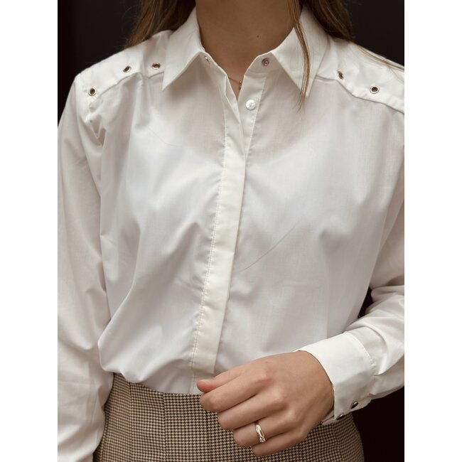 Sisters Point Sisters Point Oelinda blouse offwhite
