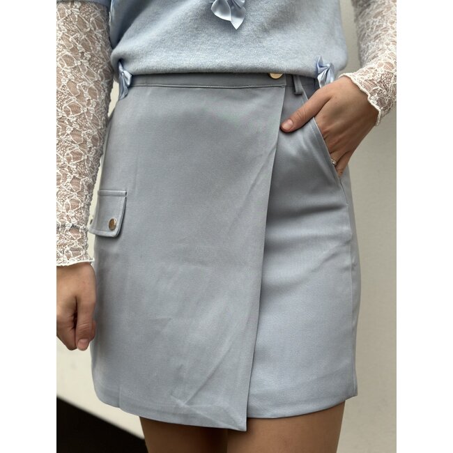 Crystel skirt light blue