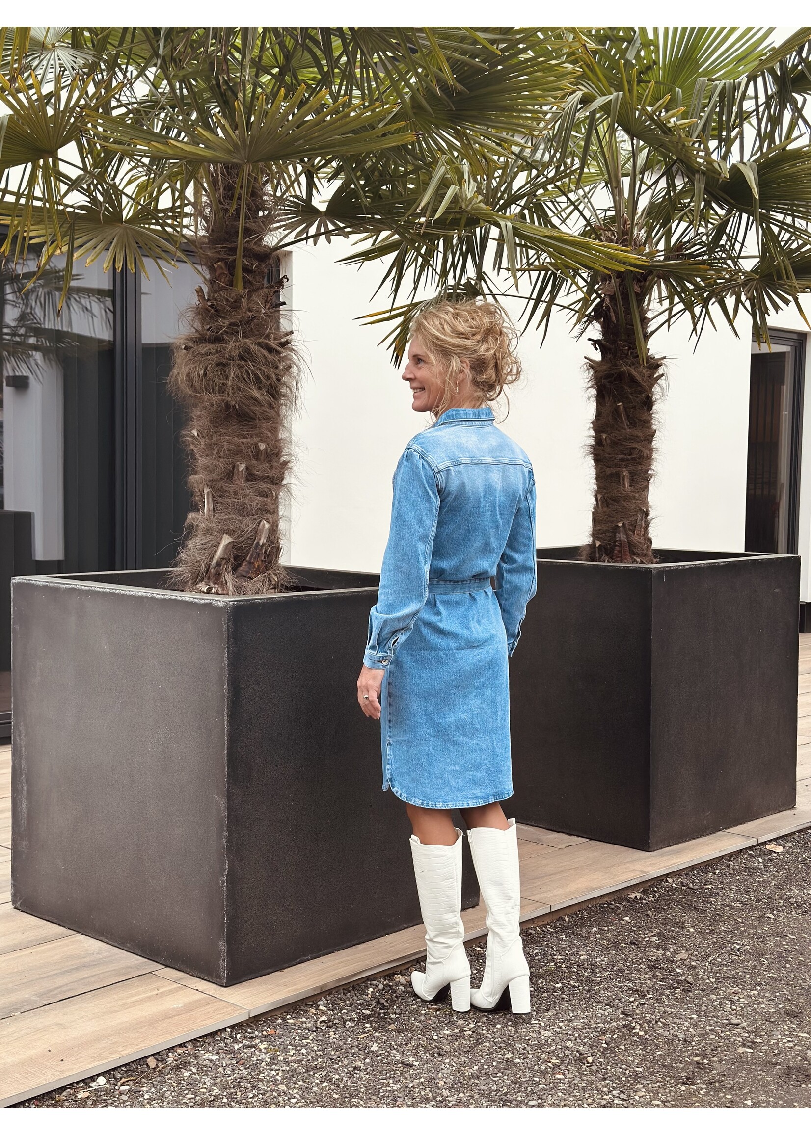 Elvira Elvira Doortje dress denim blue