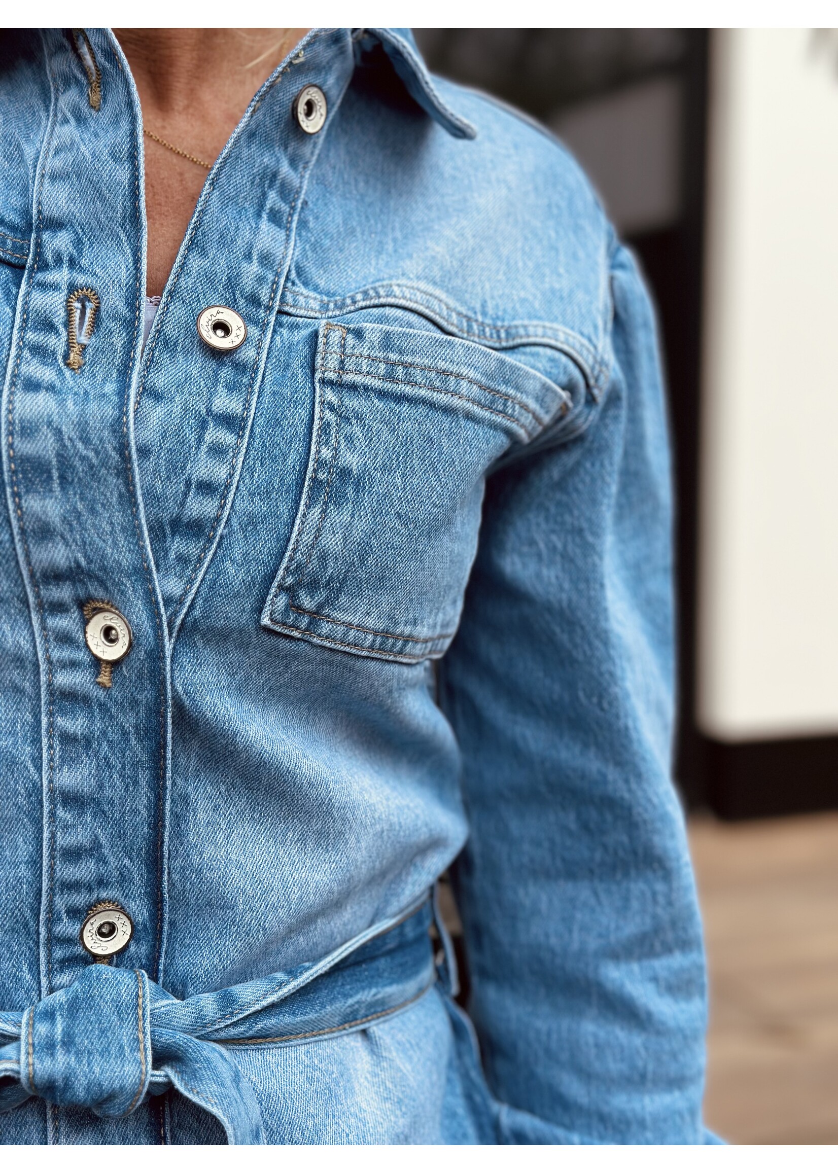 Elvira Elvira Doortje dress denim blue