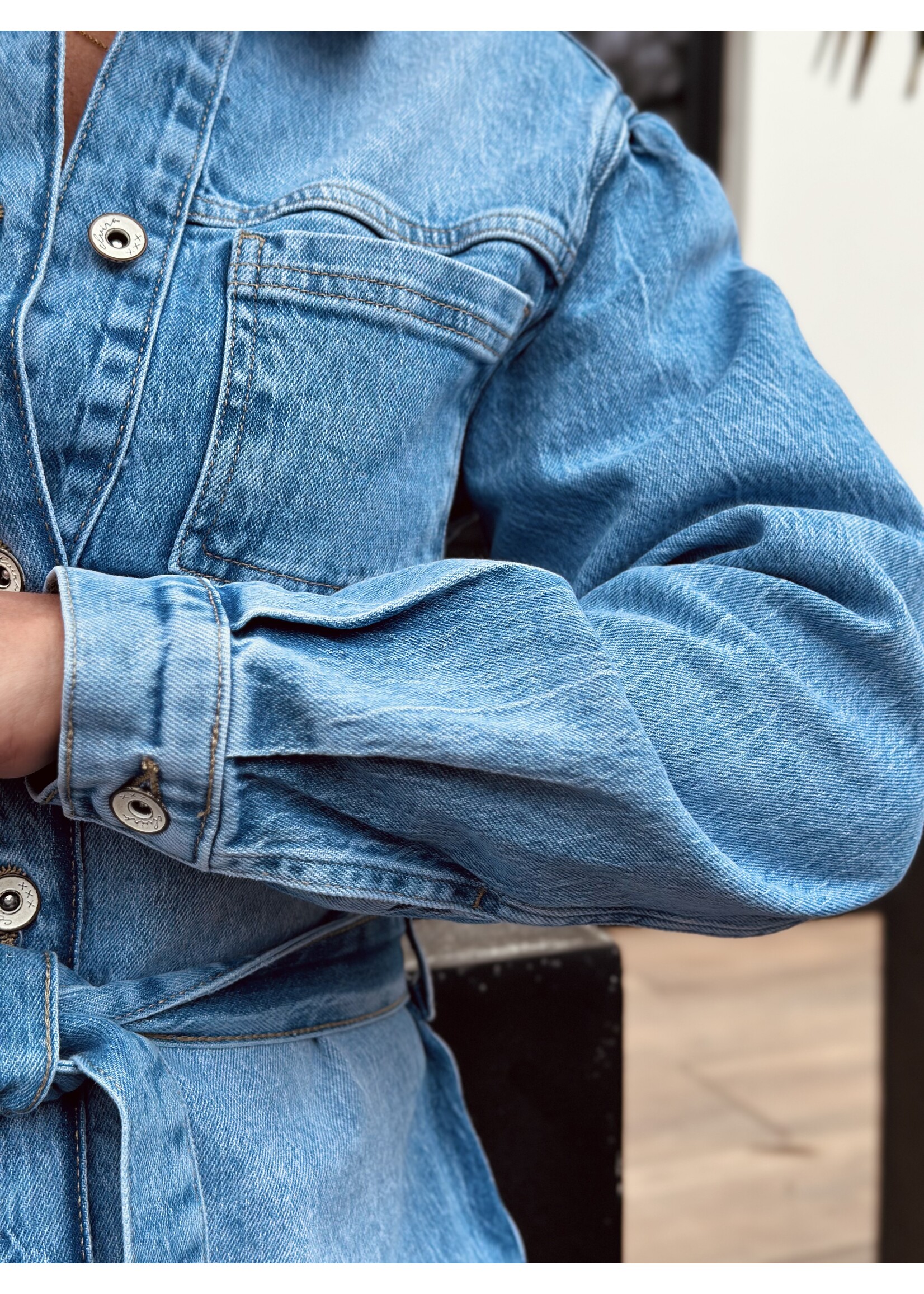 Elvira Elvira Doortje dress denim blue