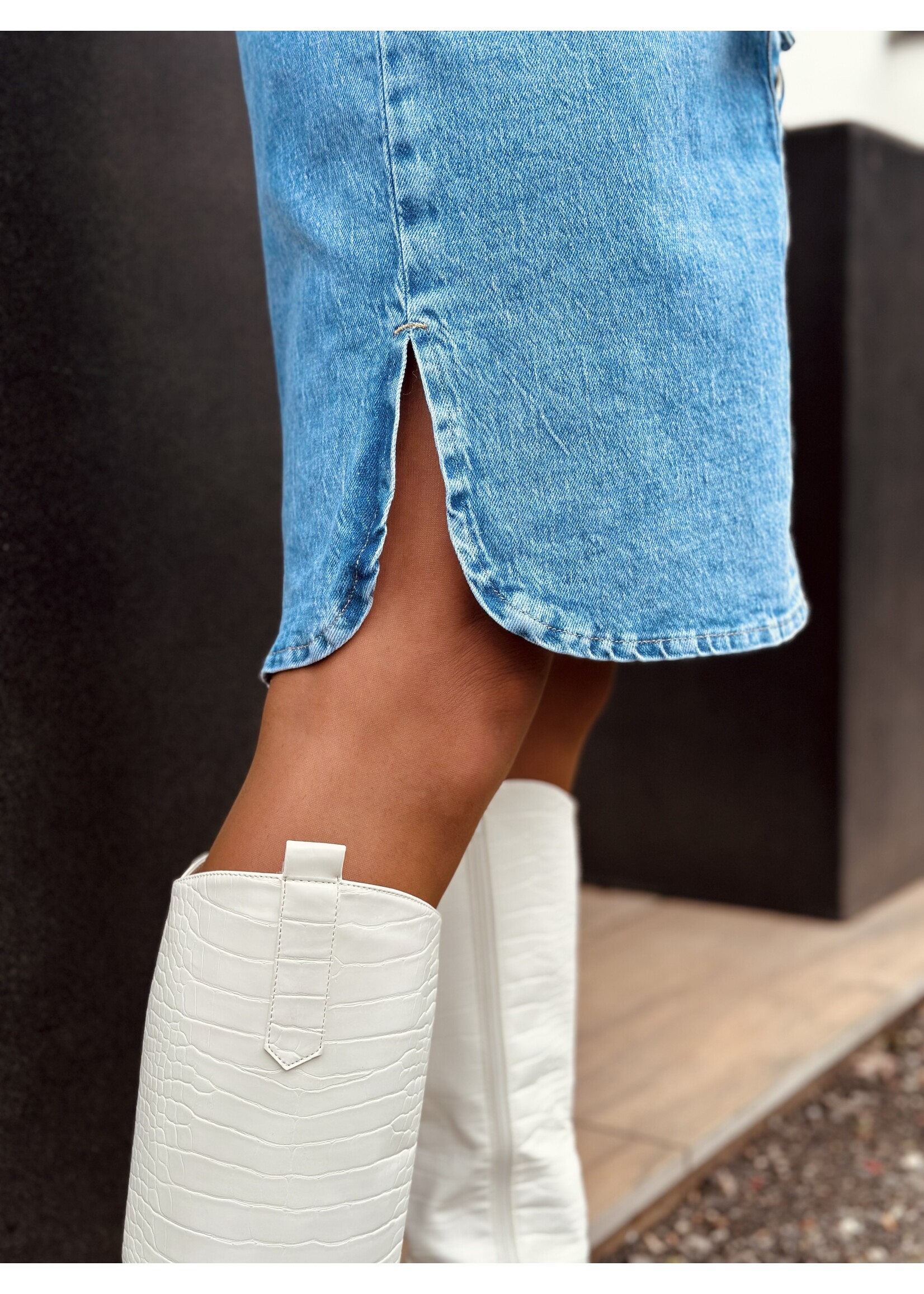 Elvira Elvira Doortje dress denim blue