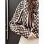 Elvira Elvira Lucia blouse brown/crème stripes